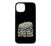 Custodia per iPhone 15 Plus Barca versando soldi in acqua motoscafo capitano