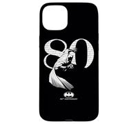 Custodia per iPhone 15 Plus Batman 80 Years Wall
