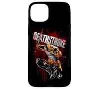 Custodia per iPhone 15 Plus Batman Deathstroke Blood Splattered