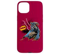 Custodia per iPhone 15 Plus Batman Gargoyle Lightning Strikes
