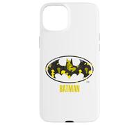 Custodia per iPhone 15 Plus Batman Logo Giallo Silhouette Edition Comic