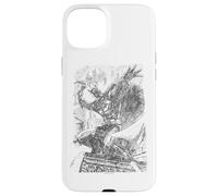 Custodia per iPhone 15 Plus Batman Pencil Batarang Throw Illustration