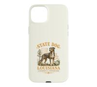 Custodia per iPhone 15 Plus Bayou Dog, bellezza screziata della Louisiana