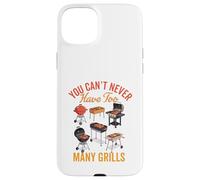 Custodia per iPhone 15 Plus BBQ Pit Master Divertente che non si possono mai avere troppe griglie