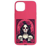 Custodia per iPhone 15 Plus Bella E Cerimoniale Vivente Calavera
