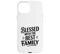 Custodia per iPhone 15 Plus Benedetto con il miglior amore familiare e l'unità