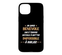 Custodia per iPhone 15 Plus Bénévolat homme super bénévole
