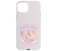 Custodia per iPhone 15 Plus Besties Axolotl Capybara Bubble Tea Carino Kawaii Anime Animale