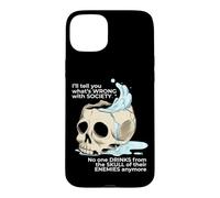 Custodia per iPhone 15 Plus Bevanda Di Halloween Dal Teschio Dei Tuoi Nemici