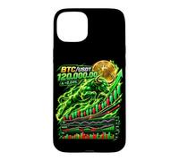 Custodia per iPhone 15 Plus Bitcoin Bull Market Trading Chart Finanza Arte