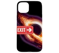 Custodia per iPhone 15 Plus Black Holes Exit - Maglietta con scritta "Fun Space Physics Science"