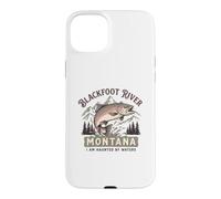 Custodia per iPhone 15 Plus Blackfoot River Montana Pesca a Mosca