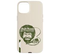 Custodia per iPhone 15 Plus Bob Ross Just Let Your Imagination Go
