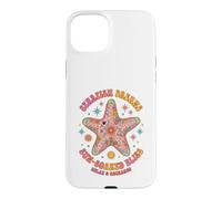 Custodia per iPhone 15 Plus Boho Starfish Dreams Hippie Sun Bliss Retro Groovy Beach