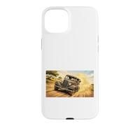 Custodia per iPhone 15 Plus Bonnie & Clyde storia d'amore romantico vintage Prima fuga