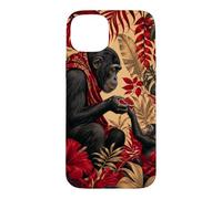 Custodia per iPhone 15 Plus Bonobo Condivisione Frutta Sotto Le Foglie
