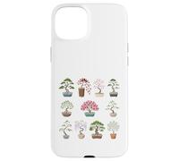 Custodia per iPhone 15 Plus Bonsai Garden Collection Design - 12 mini alberi