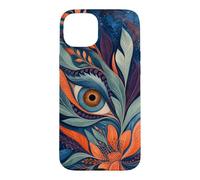 Custodia per iPhone 15 Plus Botanico Occhio Come Simbolo Astratto Simbolo Mistico Estetica