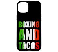 Custodia per iPhone 15 Plus Boxing And Tacos Latinx The Mexican Style Boxing México
