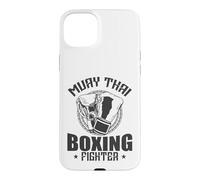 Custodia per iPhone 15 Plus Boxing Fighter Muay Thai Potenza e Controllo