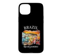 Custodia per iPhone 15 Plus Brasile Souvenir Città di Rio Città Idee per le vacanze turistiche