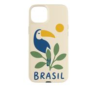 Custodia per iPhone 15 Plus Brasile Tucano Uccello Tropicale Natura