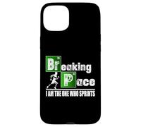 Custodia per iPhone 15 Plus Breaking Space Running Funny Runner