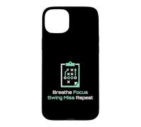 Custodia per iPhone 15 Plus Breathe Focus Swing Miss Repeat Golfista