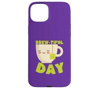 Custodia per iPhone 15 Plus Brew-tiful Day Tea Kawaii Carino Divertente