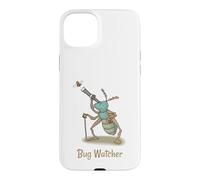 Custodia per iPhone 15 Plus Bug Watcher Carino Bug con telescopio