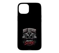 Custodia per iPhone 15 Plus Built Different Mostly Sore Gym