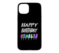 Custodia per iPhone 15 Plus Buon Compleanno Charles