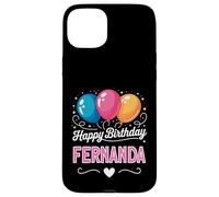 Custodia per iPhone 15 Plus Buon compleanno Fernanda