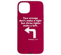 Custodia per iPhone 15 Plus Caddyshack Two Wrongs Don't Make a Right