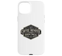 Custodia per iPhone 15 Plus Caffè Devotee Inner Circle Divertente Caffeina Design