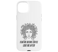 Custodia per iPhone 15 Plus Caffè Gorgone Capelli Mitologia Greca Caffeina Umorismo Per Le Donne
