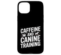 Custodia per iPhone 15 Plus Caffeina E Canine Training Dog Trainer Caffè
