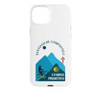Custodia per iPhone 15 Plus Camino Primitivo Bicicletta Donna Santiago de Compostela 2026