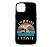 Custodia per iPhone 15 Plus Camper Trailer Campeggio Vintage Sexy E Io Traino It