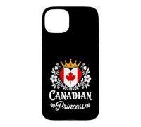 Custodia per iPhone 15 Plus Canadian Princess Canada Flag Proud Canadian Girl