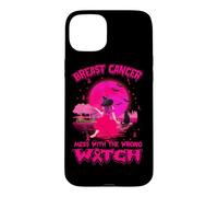 Custodia per iPhone 15 Plus Cancro al seno pasticcio con la strega sbagliata personalizzata