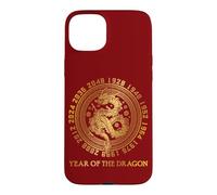 Custodia per iPhone 15 Plus Capodanno Cinese Del Drago Zodiaco Cinese Anni 2024