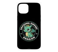 Custodia per iPhone 15 Plus Carino Supporto Emotivo Drago Kawaii Chibi