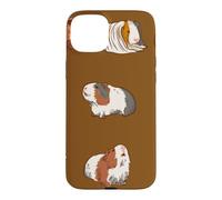 Custodia per iPhone 15 Plus Carino tipi di porcellini d'India per i proprietari e gli amanti della cavia