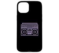 Custodia per iPhone 15 Plus Cassette Audio Tape 80s Retro Music Old Mix Pencil