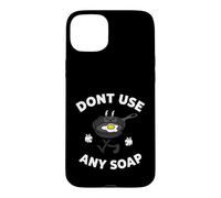 Custodia per iPhone 15 Plus Cast Iron Skillet Funny Dont Use Any Soap Retro Pan