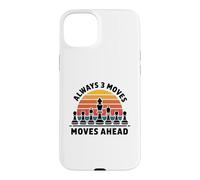 Custodia per iPhone 15 Plus Chess Strategy Always Three Moves Ahead, maglietta da uomo e donna