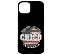 Custodia per iPhone 15 Plus Chico California, Vintage bandiera americana