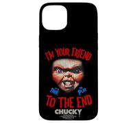 Custodia per iPhone 15 Plus Chucky I’m Your Friend Quote