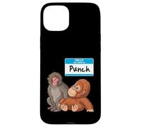 Custodia per iPhone 15 Plus Ciao Punch il Giappone Scimmia Con Peluche Amico Animale